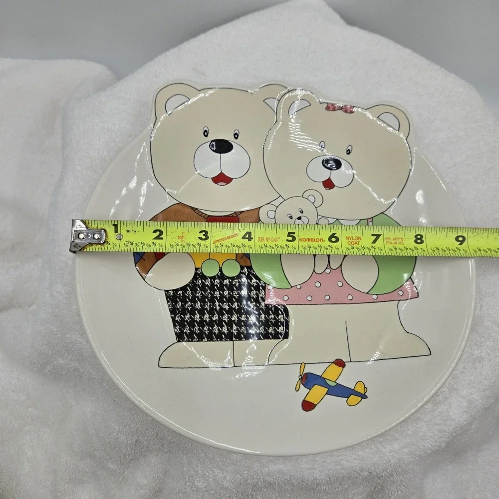 Mikasa Playtime Bears Children's Dinnerware Set 3 Piece Plate Bowl Cup Japan